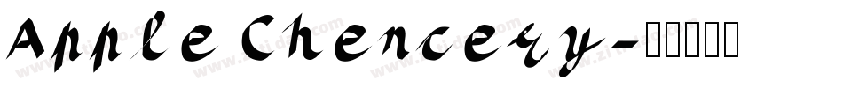 Apple Chencery字体转换